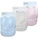 Baby's 7-Piece Double Layer Cotton Drooling Bibs Set - Soft & Absorbent (Pink, Waterproof) - Buy Online on GoSupps.com