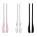GXFCAI 3 Pairs Silicone Eyeglass End Tips Ear Socks Tube Sleeves Glasses + for Glasses (Black Replacement Legs)