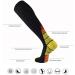 Zlyj Compression Stockings - 2 Pairs of Knee Socks for Ankle Support & Improved Blood Circulation | Yellow - Buy Online on GoSupps.com