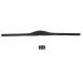 Neckline Shaving Template and Hair Trimming Silicone Curved Haircut Band for DIY Haircutting Creating Straight Neck Hairline Fade and Taper for Hair Clippers (Black)