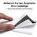 100 pcs PM 2.5 Carbon Activated Filter Inserts for Face Covering - USA Shipped - 5 Layer Protection - Buy Online on GoSupps.com
