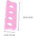 HEALLILY 100 Pairs Toe Separators Pedicure Disposable Sponge Toe Spacers Toenail Dividers Toe Stretchers for Nail Polish Application Random Color - Buy Online on GoSupps.com