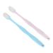 Minkissy 2st fur toothbrush toothbrush clean -friendly toothbrush tooth hygiene oral hygiene travel toothbrush toothbrushes design mouth cleaning toothbrushes travel
