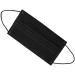 TBOC Disposable Hygiene Masks - 40 Black 3-Layer Polypropylene Masks Soft & Breathable Lightweight with Nose Clip - International Shipping Available - Buy Online on GoSupps.com