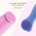 ISTOVO 3In1 Silicone Facial Cleansing Brush Deep Cleaning Blackhead Acne Pore Clean Electric Face Cleaner Red - Buy Online on GoSupps.com