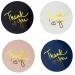 Thank You Stickers | 2 inch Thank You Stickers for Small Business| 500 Self-Adhesive & Waterproof Stickers with Gold Foil Design | 4 Classic Colors Classic 2 Inch