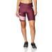 Under Armour Project Rock Women's High Rise Compression Shorts Maroon/Pink Large