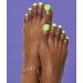 Impress Kiss Bright Neon Green Press-On Pedicure Toe Nails - IMT503X - Buy Online on GoSupps.com