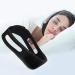 Anti snoring chin strap 2023 update snoring stubborn snoring solution professionally effective helps against snoring equipment for snoring reduction black-h01207
