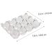 Yardenfun 1pc Box Acrylic Egg Tray Egg Dispenser Holder Ceramic Egg Holder Chicken Egg Holder Filler Storage - Buy Online on GoSupps.com