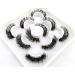HBZGTLAD 5 Pairs 25mm 3D Mink Lashes - Bulk Natural Faux Eyelash Wholesales - Custom Short False Eyelashes (QZ-05 - Buy Online on GoSupps.com