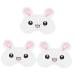 FOMIYES 3 Pcs Travel Eye Mask Eye Mask for Travel Eye Shades Eye Face Mask Eyes Mask Rabbit Eye Mask Plush Eye Mask Work Eye Mask Fluffy Facial Mask White Rabbit Blindfold Child