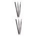 FOMIYES 2pcs 2 1 Waterproof Eyebrow Pen Eyebrow Makeup Eyebrow Pencil Waterproof Eyebrow Brush To Rotate