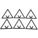 Dioche 6Pcs Billiard Rack Holder - Black Triangle Ball Positioning - Pool Cue Accessory - Buy Online on GoSupps.com