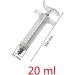Adhere To Fly 20ml/50ml Syringe with 6 Pcs Crop Tubes Baby Bird Cockatiel Budgie Parrot Pet Hand Rearing Feeding Syringes (20ml) - Buy Online on GoSupps.com