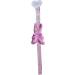 Zigozago - Pacifier chain made of fabric with a 3D rabbit. Color: pink