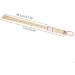 Bamboo Massage Stick with Lanyard - Handheld Manual Massage Tool for Relaxation & Therapy | Shop Internationally - Buy Online on GoSupps.com
