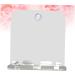 Minkissy Anti-Drop Cosmetic Mirror - Fogless Shower & Makeup Wall Mirror 13.8x13cm Decorative Acrylic Travel Mirror for Shaving & Makeup - Buy Online on GoSupps.com