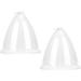 Buy 2 x Lifting Cups 150ml/180ml - Breast Enlargement & Buttock Lift Body Massage - Transparent White - Buy Online on GoSupps.com