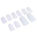 LIOOBO 20pcs Toe Corn Sleeve Toe Corn Gel Protectors Toe Caps Silicone Toe Corn Protectors Toe Caps Toe Protectors