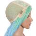Jakejay 42-Inch Ombre Blonde Rainbow Synthetic Wig for Black Women - Long Curly Hair Extensions - Cosplay & Everyday Use - Buy Online on GoSupps.com