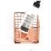 Creative Metal Rose Gold Note Paper Stationery Box Home Office Desktop Storage Rack Pen Holder Stationery Organizer Decoration - Buy Online on GoSupps.com