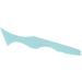 5 In 1 Silicone Beauty Ruler Eyebrow Pencil Smoky Eyeshadow Applicators Plate Winged Tip Eyeliner Aid Reusable Multi Purpose Silicone Eyebrow Pencil Stencil for Cosmetic Lipstick Blue - Buy Online on GoSupps.com