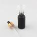 ZEOABSY 6 PiecesÂ 20mlÂ Empty Frosted Black/Gold Glass Dropper Bottles with Glass Pipette for Essence Essential Oil Elite Fluid Travel Cosmetics Storage Containers - Buy Online on GoSupps.com