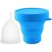 Croing Set of 2 Menstrual Cups - White L & Purple S - Buy Online on GoSupps.com