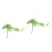 Zerodeko 2 Pcs Simulation Plant Succulent Outdoor Small Greenery Decor Artificial Succulents Photo Mini Decor Plants Wedding Scene Layout Prop Plastic Child Christmas The Flowers Greenx2pcs 29x18cmx2pcs