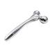 Black Manual Facial Slimming Massage Beauty Stick Y-shaped 3D Metal Facial Roller Silver