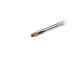 Kolinsky UV Gel Brush Size 6 - Short Handle Nail Art Brush with Black & Silver Ferrule for Professional Nail Design - Buy Online on GoSupps.com
