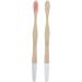 Eco-Friendly Bamboo Toothbrush for Adults - Soft Hair Sustainable Red Color - Buy Online on GoSupps.com