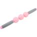 Capormory Fascia Muscle Roller - Pressure Point Massage Roller & Yoga Stick | Hand-Held Body Massager for Back Arms Legs - Pink - Buy Online on GoSupps.com