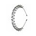 CLSSLVVBN Headbands for Men Wavy Hairband Spring Hair Hoop Non Slip Reliable Beauty Tools Gifts Outdoor Sports Fashion Yoga Bathing Type 6