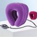 ADITAM Cervical Neck Traction Device Inflatable Traction Device Neck Traction Home Use Pain Relief and Spine Alignment Adjustable Neck Stretcher Plus Eye Mask Gift Gray Double The Comfort Royal Blue - Buy Online on GoSupps.com
