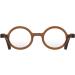 Buy Stylish London Mole Reading Glasses | Unisex Round Glasses with Spring Hinges | Cool & Trendy 2.5x Magnification - Buy Online on GoSupps.com