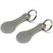 Buy 2 Sets Stainless Steel Shopping Trolley Tokens & Key Rings - Durable Metal Coin Holder & Wine Bottle Opener - Perfect for DIY & Couples - Buy Online on GoSupps.com