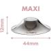 Pippeta Silver Nip Cups - Tri-Laminate Nickel-Free Nursing Pads for Breastfeeding - Maxi Size for Breast Fissure Prevention & Treatment - Buy Online on GoSupps.com