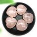 Natural Crystal Rough 1PC Natural Pink Rose Quartz Heart Shaped Crystal Polished Stones Decor Gift Natural Stones and Minerals