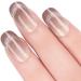 DANNI & TONI 28 Stickers Semi Cured Nail Wraps Soft Self-Adhesive Gel Nail Stickers Salon-Quality Gel Nail Polish Strips Manicure Stickers Set(Midnight Mirage) Gradient French Tip Cat's Eye - Buy Online on GoSupps.com