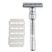 Buy Manual Shaver 1-9 Adjustable Double Edge Razor - Perfect Father's Day Gift with 5 Replacement Tools | International Shipping Available - Buy Online on GoSupps.com