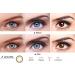 Buy Matlens EOS Colored Contact Lenses - Brown Hazel Big Eyes No Prescription - 2 Lenses Case & Solution Included - Buy Online on GoSupps.com