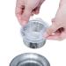 kzxbty 200pcs Kitchen Anti-Clogging Sink Filter Dish Washing Sink Drain Residue Filter Garbage Bag Water Cut Bag Kitchen Shower Floor Drainer