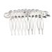Lux Accessories Pave Crystal Leaf Branch Bridal Hair Comb - Perfect for Bride or Bridesmaid - Buy Online on GoSupps.com