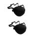 SEWOART 2pcs Lazy Eye Patch Eye Mask Adjustable Eye Patch Adult Costumes Eye Patches Pirate Black