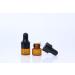 30Pcs 1ml Amber Glass Dropper Bottles - Essential Oil & Perfume Sample Vials with Eye Dropper and Black Caps - Buy Online on GoSupps.com