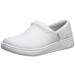 Cherokee Workwear Footwear Leather Nurse Shoes for Women Melody Step-in Nursing Shoes 10 White