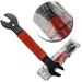 Double Sided Pedal Wrench 15/16/17mm - Bicycle Pedal Removal Tool for Bike Maintenance & Repair - Red - Buy Online on GoSupps.com