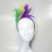 hgnxa Mardi Gras Costume Accessory Set Mardi Gras Tricolor Eyemask Feathers Headband Neckerchief for Womens Girls Cosplay Gift Purple - Buy Online on GoSupps.com